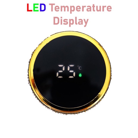 Rhinestone Embellished Insulated Stainless Steel Tumbler Thermal Coffee Thermos - Picture 5 of 11